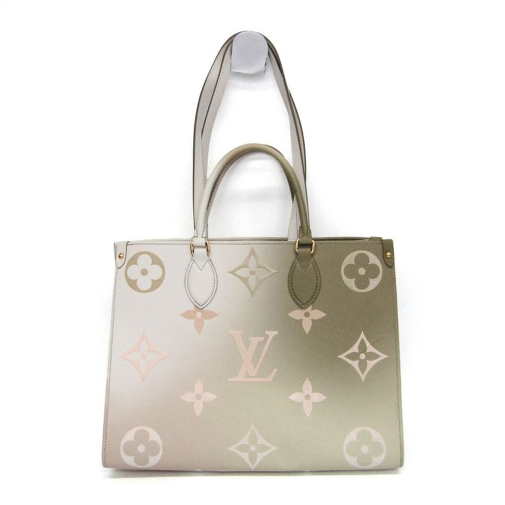 Louis Vuitton Onthego Spring In The City Monogram Giant Canvas Khaki Canvas Tote